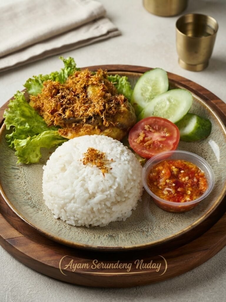 NASI AYAM SERUNDENG