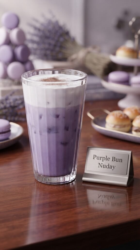 PURPLE BUN